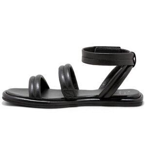 Women's Ottie Ankle Strap Sandals Black - A New Day™ Size 10